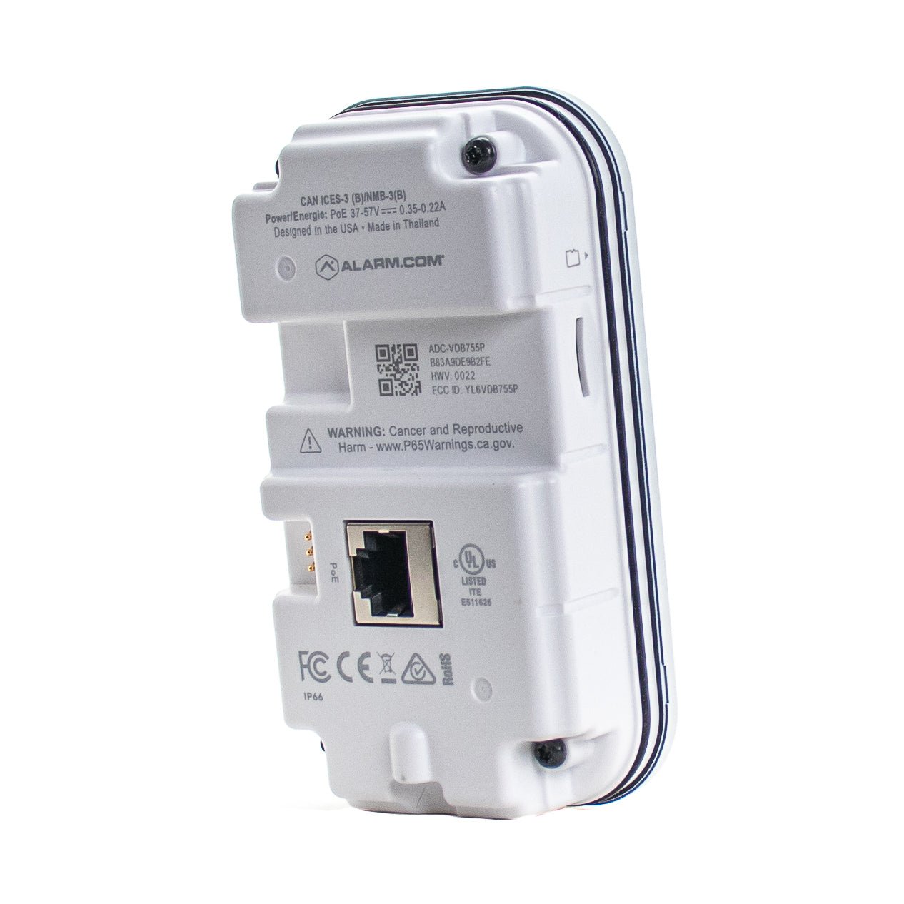 Alarm.com ADC - VDB755P Pro Series PoE Video Doorbell Station - AlarmSystemStore.com