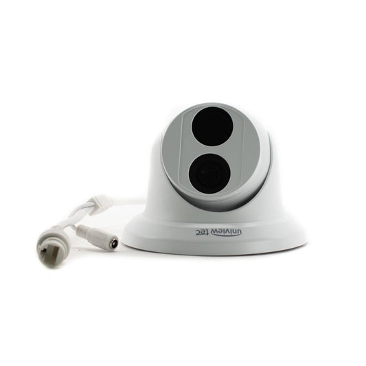 Uniview Tech IPT4K28 - 8MP 4K H.265 IR Outdoor Turret Dome Camera 2.8 mm lens - AlarmSystemStore.com